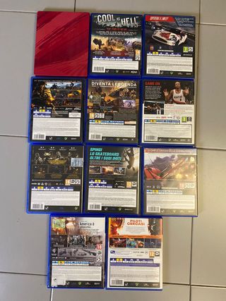 Lotto 12 Giochi PS4
