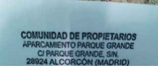 ALQUILER PLAZA DE GARAJE