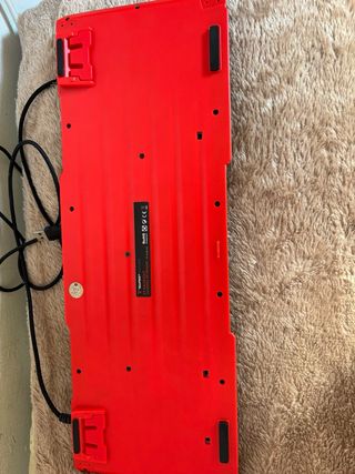 Teclado TEMPEST Negro y Rojo