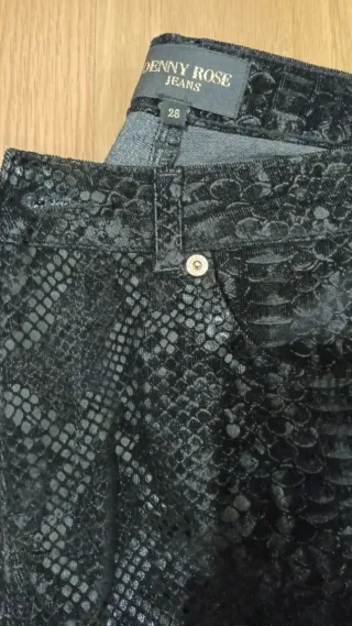 Pantalón Mujer Negro Denny Rose