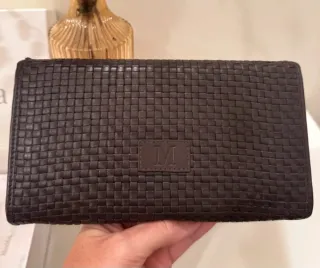 Cartera Max Mara Piel Trenzada Marrón