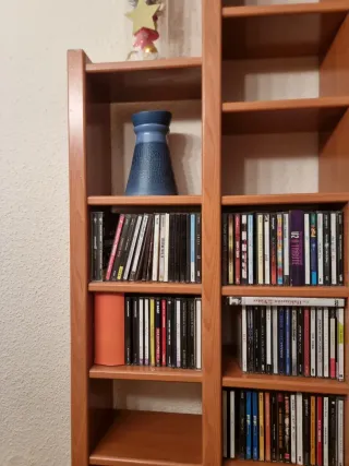 Mueble madera CD/DVD