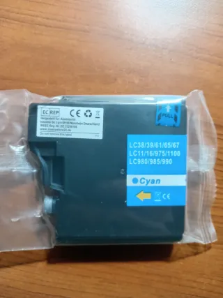 Cartuccia(x2) Inchiostro Ciano Compatibile Brother