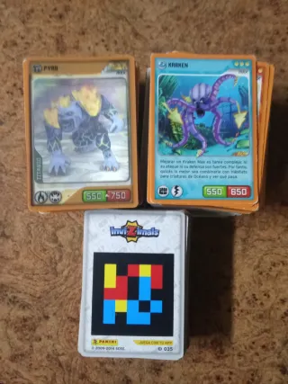 250 Carte Invizimals Arancioni ref 204