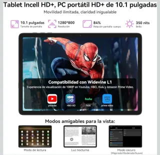 Tablet Grigio 24GB RAM 256GB ROM Android 16 500€ amaz