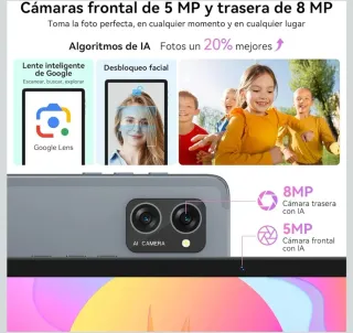 Tablet Grigio 24GB RAM 256GB ROM Android 16 500€ amaz