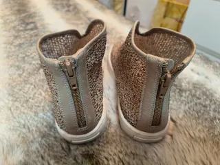 Zapatillas Brillantes Mujer Oro/Plata