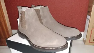 Stivali da uomo in pelle scamosciata