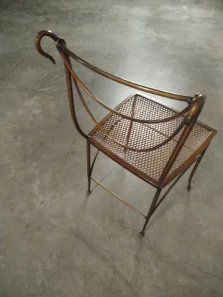 Silla de forja cobre