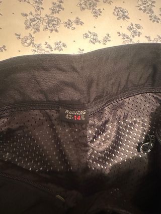 Conjunto completo de ropa para moto chica