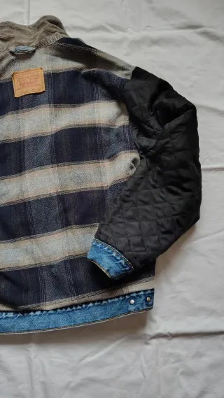 Chaqueta vaquera vintage Levis forro lana talla L