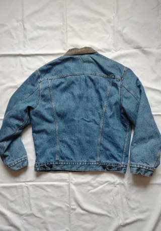 Chaqueta vaquera vintage Levis forro lana talla L