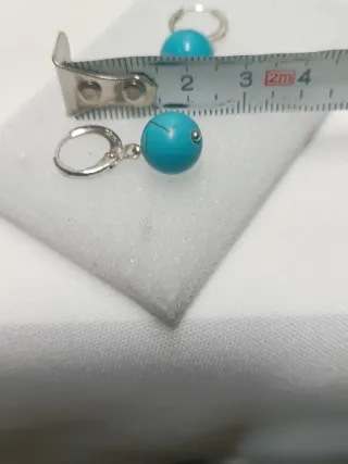 2 Pares Pendientes Plata Ley 925