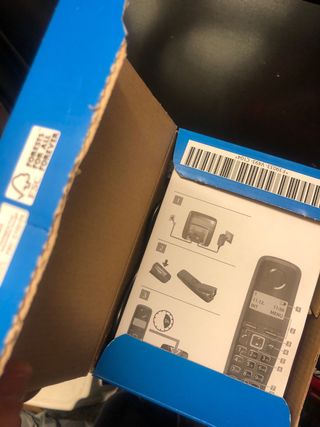 Teléfono fijo Gigaset negro