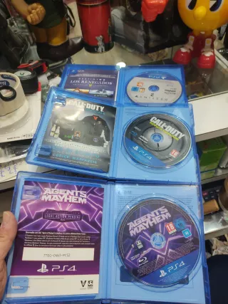 Lote PS4: Call Duty, Destiny, Agents Mayhem