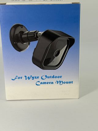 Carcasa y Soporte Cámara Seguridad Negra