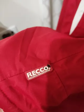 Chaqueta esquí/snow roja y blanca