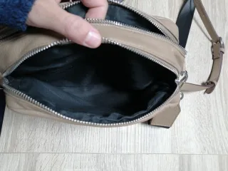 Bolso Parfois Beige Doble Correa