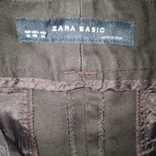 Pantalón ZARA BASIC negro corte recto