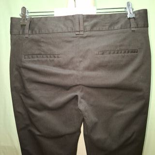 Pantalón ZARA BASIC negro corte recto