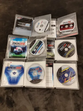 Pack 6 Juegos PES PS3 (2008-2013)