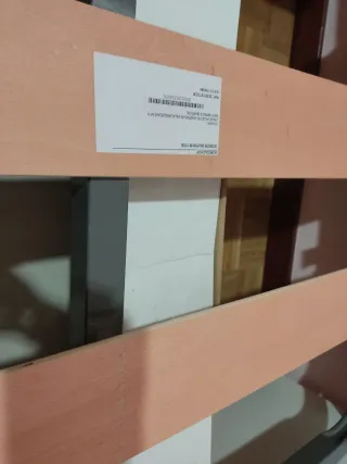 Cama individual con somier y cajones