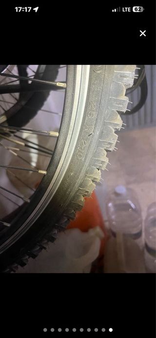 Bicicleta Orbea Azul y Plata