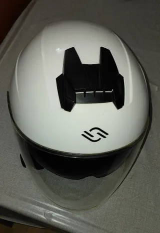 Casco Moto Jet Blanco talla M