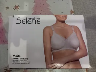 Sujetador Selene Maite sin aros beige