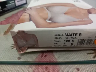 Sujetador Selene Maite sin aros beige