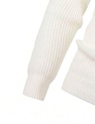 Suéter blanco lana talla L