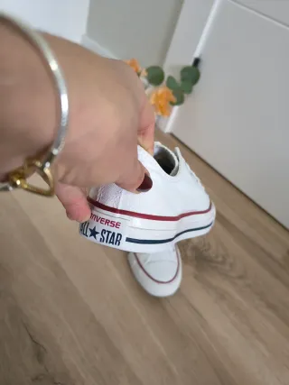 Converse talla 40 color blanco