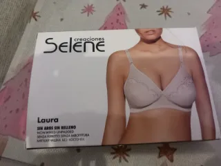 Sujetador Selene Laura sin aros beige