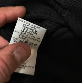 Maglione Il Granchio Uomo Nero Taglia L