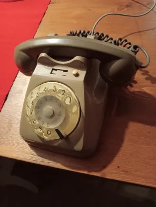 Telefono a disco Siemens 7202 grigio