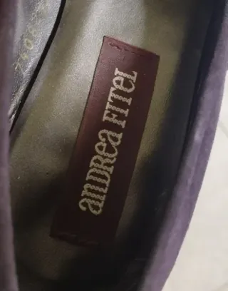 Lote tacones y bolso de terciopelo