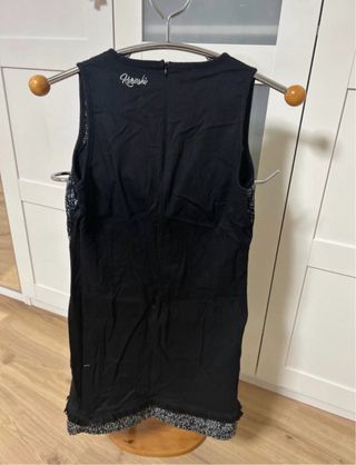 Vestido Koröshi Negro y Gris