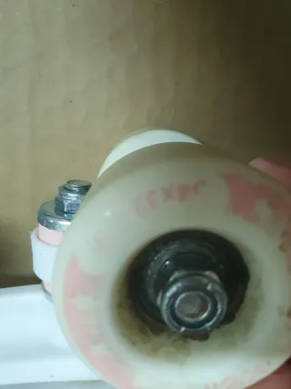 Pattini a rotelle rosa per bambina