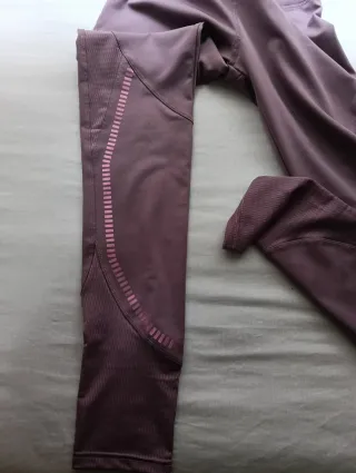 Leggings largos malva