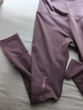 Leggings largos malva