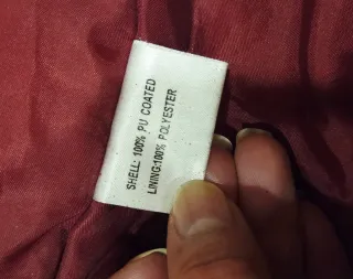 Chaqueta Piel Roja Vintage 90s