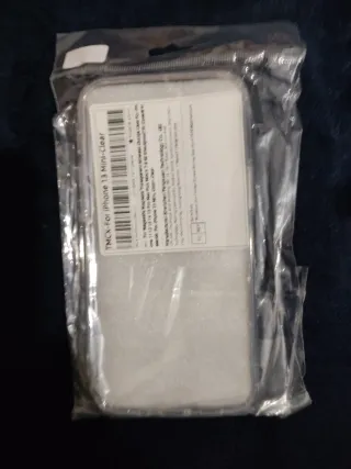 Funda iPhone 13 mini transparente