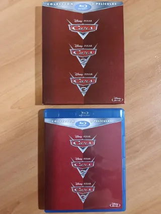 TRILOGÍA Cars 3 Películas Blu-ray Disney Pixar