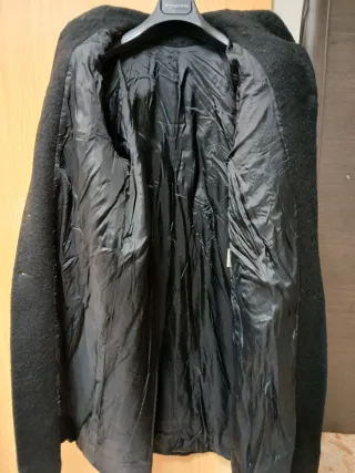 Cappotto lungo donna nero taglia 48 italiana