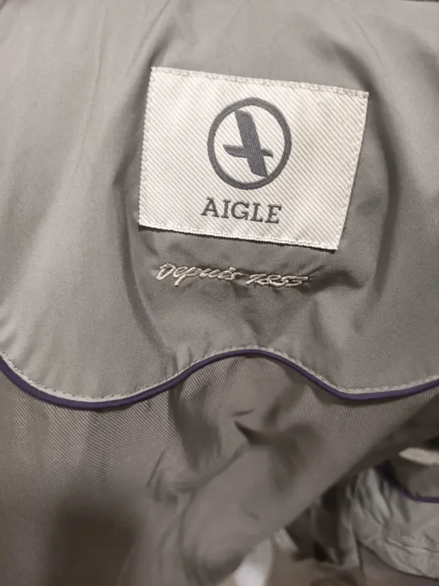 Abrigo Aigle gris talla L