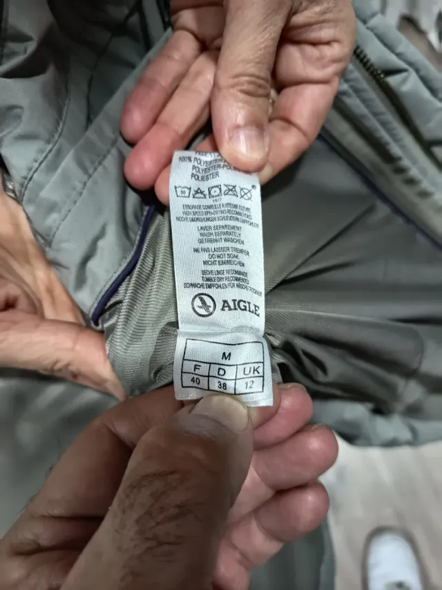 Abrigo Aigle gris talla L