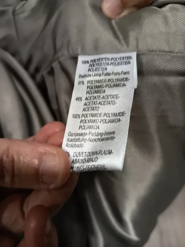 Abrigo Aigle gris talla L