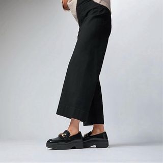 Mocasines negros mujer