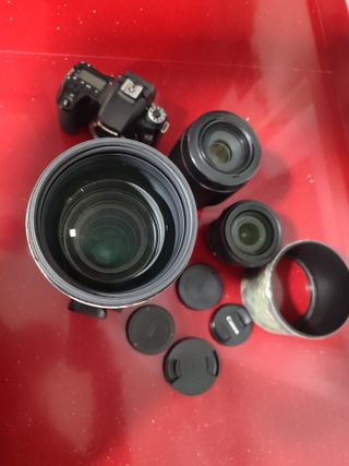 Cámara Canon EOS 70D + Objetivos varios