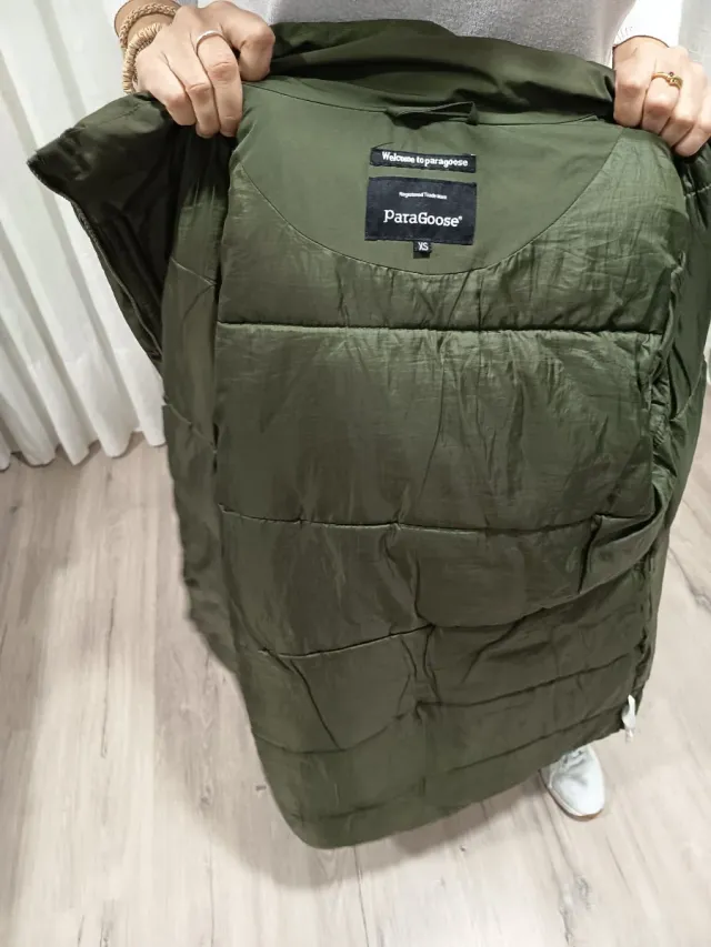 Abrigo Paragoose Verde Talla XS